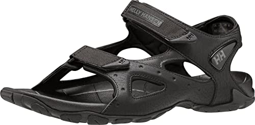 Helly Hansen Herren Streamside Sandal Platform, Black / Gunmetal, 44 EU von Helly Hansen