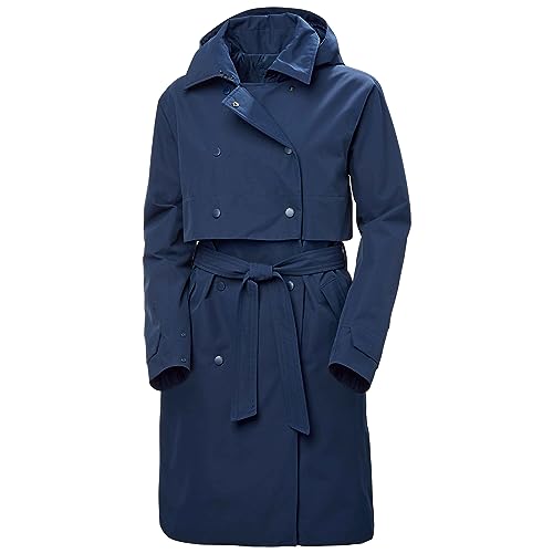 Helly-Hansen Isolierter Trenchcoat für Damen, Standard Jane, 584 Ocean, XL von Helly-Hansen