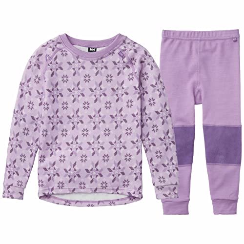 Helly Hansen Jungen K Hh Graphic Lifa Merino Set Hose, Wisteria Purple, 116 von Helly Hansen