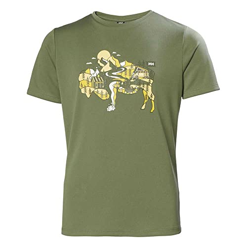 Helly Hansen Jungen Marka T-Shirt, 421 Lav Green, 14 von Helly Hansen