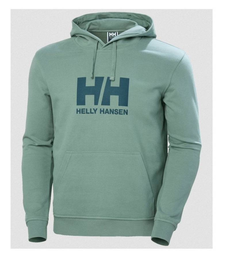 Helly Hansen Kapuzenpullover Logo Hoodie (Bio-Baumwolle) hellgrün Herren von Helly Hansen