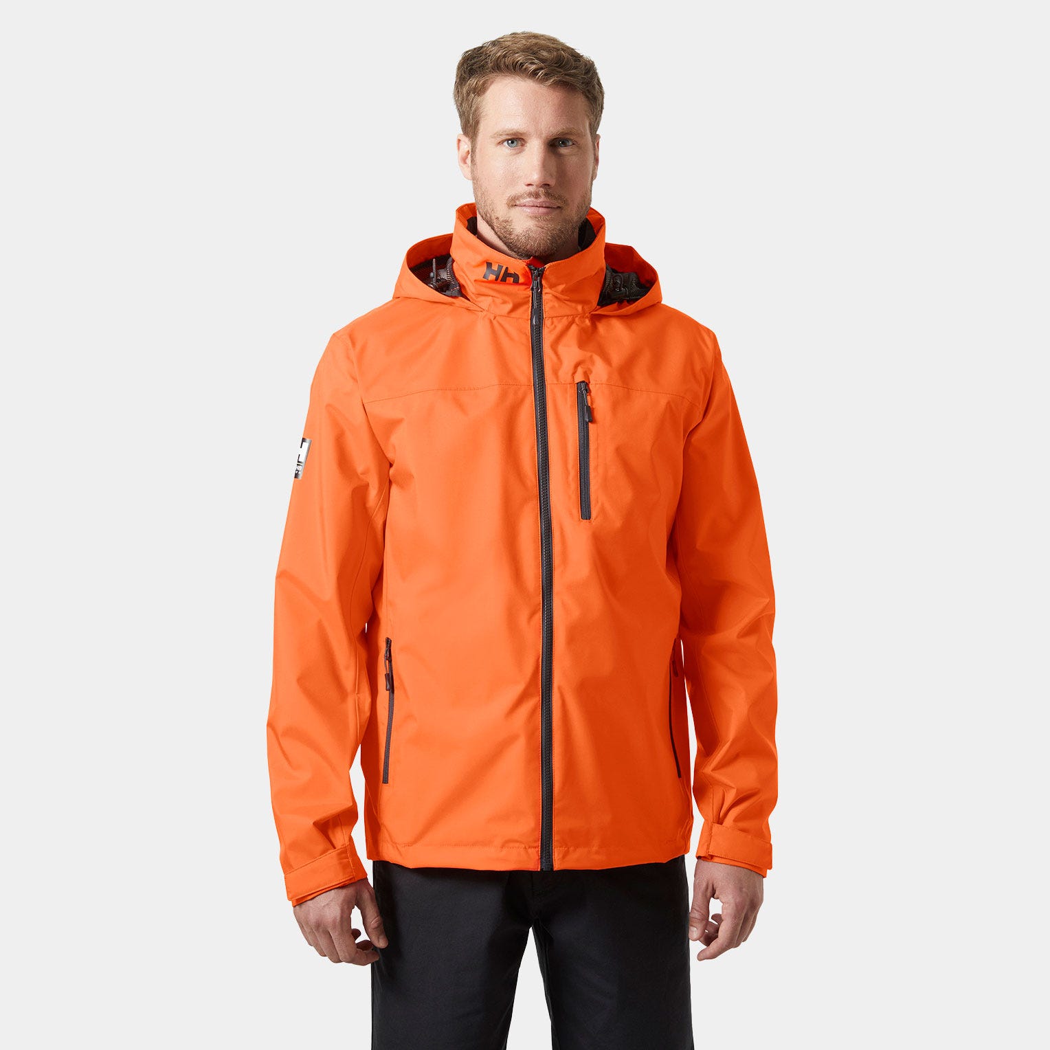 Helly Hansen Men’s Crew Hooded Sailing Jacket 2.0 L von Helly Hansen