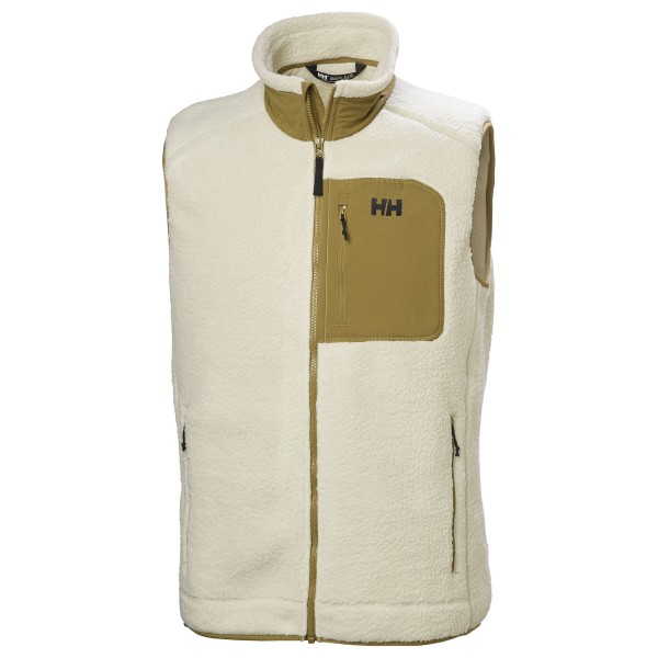 Helly Hansen - Panorama Pile Block Vest - Fleeceweste Gr L beige von Helly Hansen