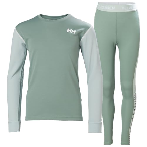 Helly Hansen Unisex Kids JR HH Lifa Active Set Base Layer Bottom, 489 Cactus, 16 Years von Helly Hansen
