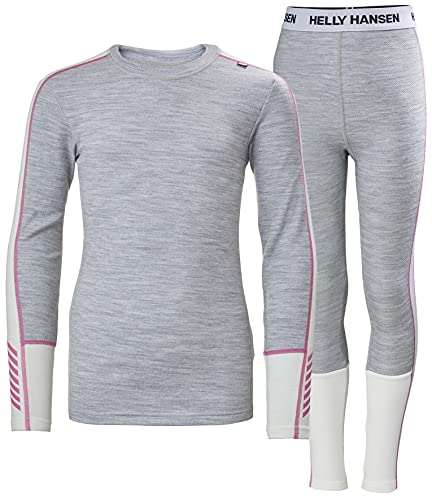 Helly Hansen Unisex Kinder Lifa Unterwäsche, Grey Melange, 14 von Helly Hansen