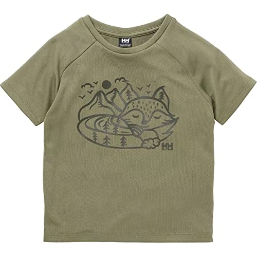 Helly Hansen Unisex Kinder Marka T Shirt, 421 Lav Green, 98 EU von Helly Hansen