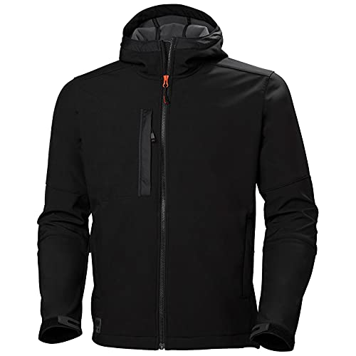 Helly-Hansen Workwear Impertech Lange wasserdichte Jacken für Herren – schützende Stretch-Polyurethan-Regenjacke für Herren – Schwarz – Größe XXL von Helly Hansen