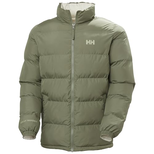 Helly-Hansen YU 23 Reversible Puffer Jacket Herren Isolierter Wintermantel Wasserabweisend Leichte Stilvolle Oberbekleidung, 421 Lav Green, Small von Helly Hansen
