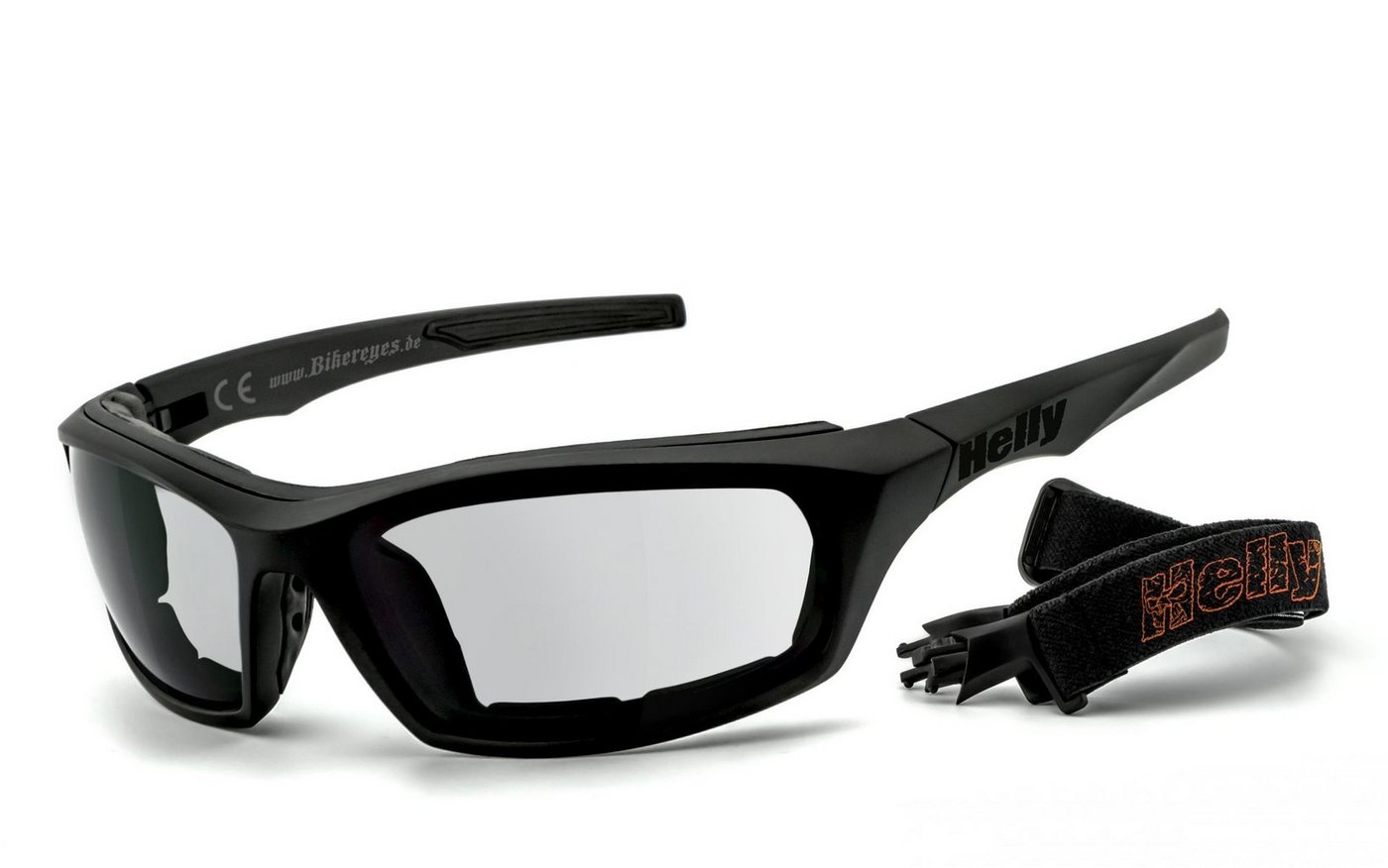 Helly - No.1 Bikereyes Motorradbrille i-stealth, schnell selbsttönende Gläser von Helly - No.1 Bikereyes