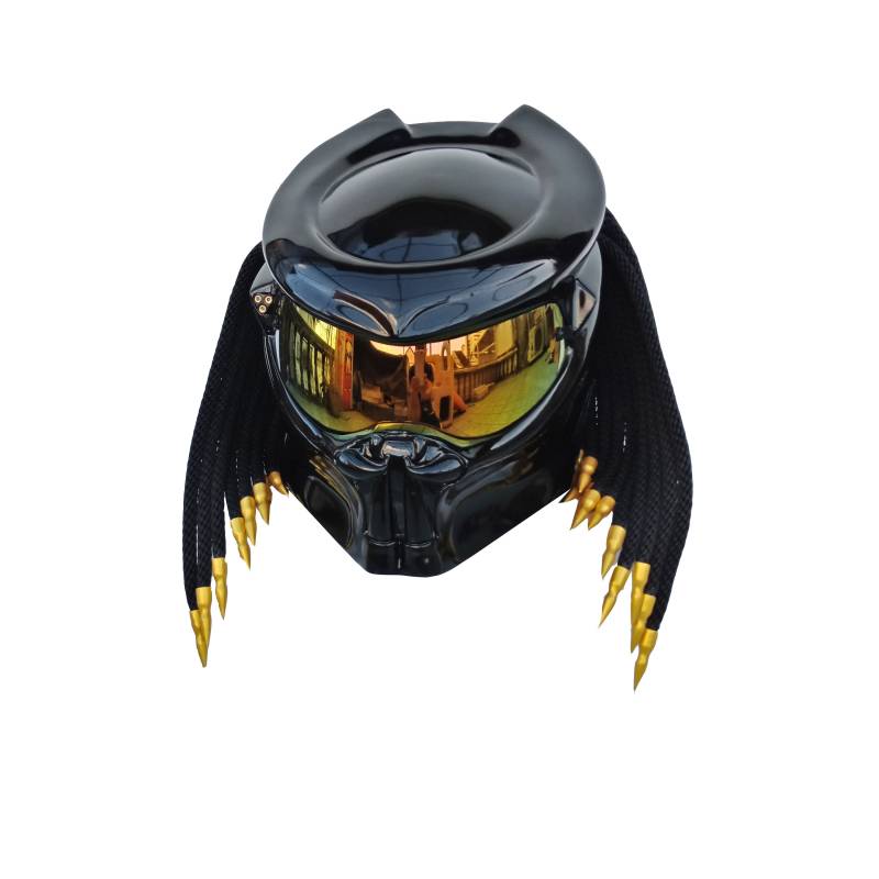 Predator Helm, Custom Handgemachter Airbrush Lackierter Full Face Motorradhelm, Casque Helmartthai Predator Helm, Custom Handgemachter Airbrush Lackierter Full Face Motorradhelm, Casque Helmartthai von HelmetArtThai