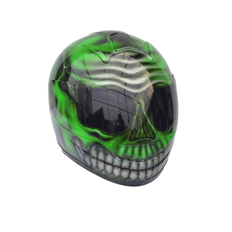 Predator Helm, Custom Handgemachter Airbrush Lackierter Full Face Motorradhelm, Casque Helmartthai Predator Helm, Custom Handgemachter Airbrush Lackierter Full Face Motorradhelm, Casque Helmartthai von HelmetArtThai