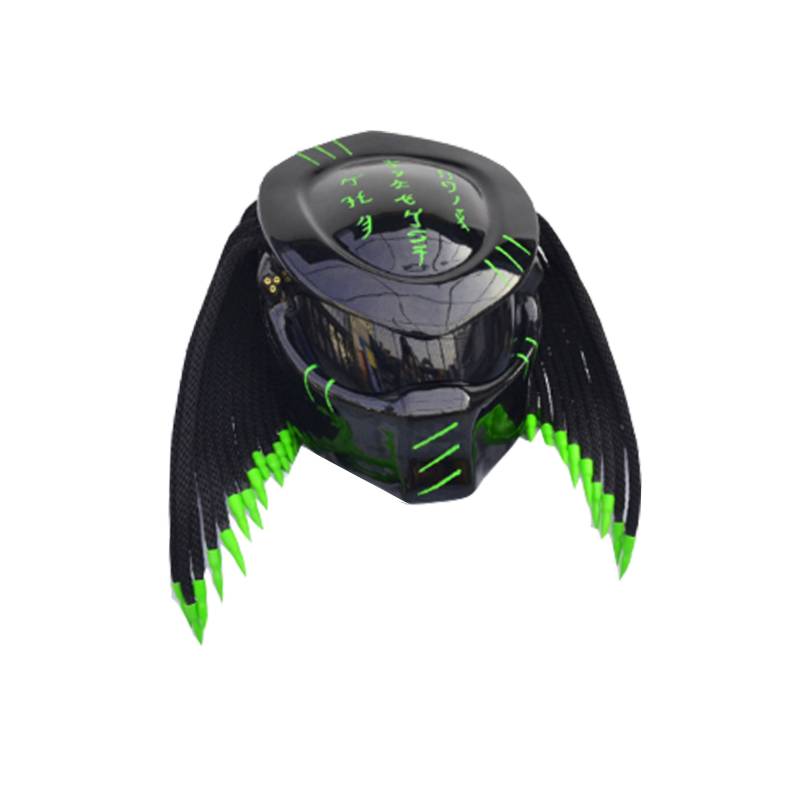 Predator Helm, Custom Handgemachter Airbrush Lackierter Full Face Motorradhelm, Casque Helmartthai Predator Helm, Custom Handgemachter Airbrush Lackierter Full Face Motorradhelm, Casque Helmartthai von HelmetArtThai