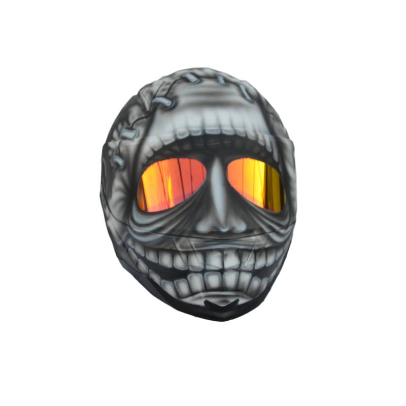 Predator Helm, Custom Handgemachter Airbrush Lackierter Full Face Motorradhelm, Casque Helmartthai Predator Helm, Custom Handgemachter Airbrush Lackierter Full Face Motorradhelm, Casque Helmartthai von HelmetArtThai