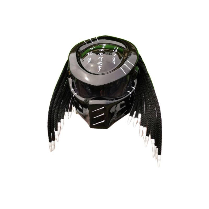 Predator Helm, Custom Handgemachter Airbrush Lackierter Motorradhelm, Casque Helm Predator Helm, Custom Handgemachter Airbrush Lackierter Motorradhelm, Casque Helm von HelmetArtThai