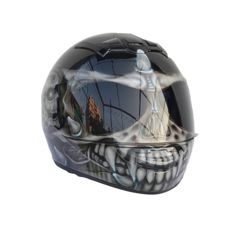 Predator Helm, Custom Handgemachter Airbrush Lackierter Motorradhelm, Casque Helm Predator Helm, Custom Handgemachter Airbrush Lackierter Motorradhelm, Casque Helm von HelmetArtThai