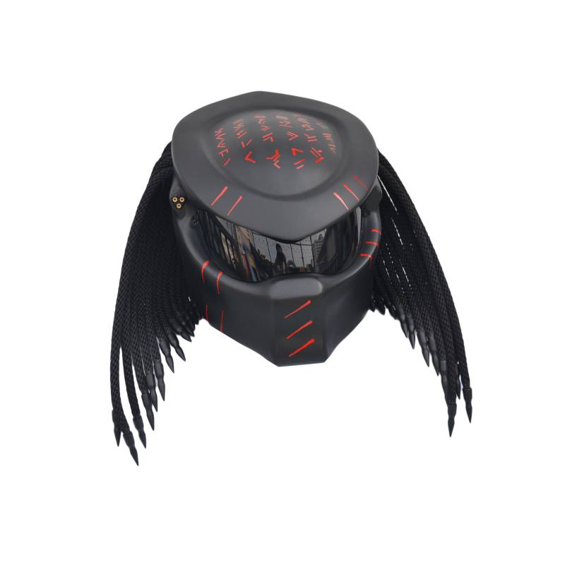 Predator Helm, Custom Handgemachter Airbrush Lackierter Motorradhelm, Casque Helm Predator Helm, Custom Handgemachter Airbrush Lackierter Motorradhelm, Casque Helm von HelmetArtThai