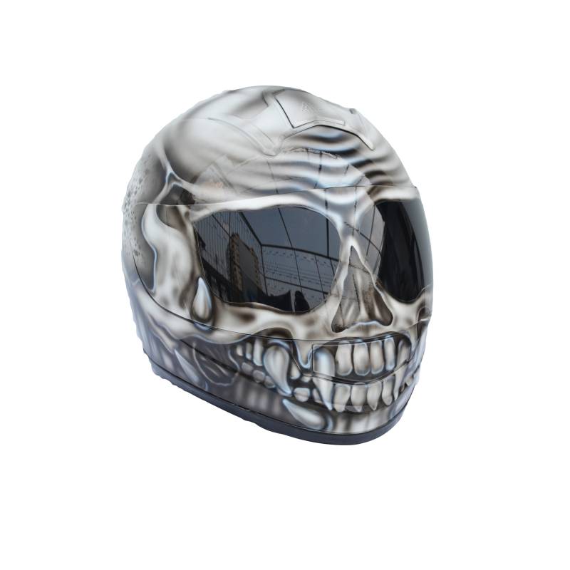 Predator Helm, Custom Handgemachter Airbrush Lackierter Motorradhelm, Casque Helm Predator Helm, Custom Handgemachter Airbrush Lackierter Motorradhelm, Casque Helm von HelmetArtThai