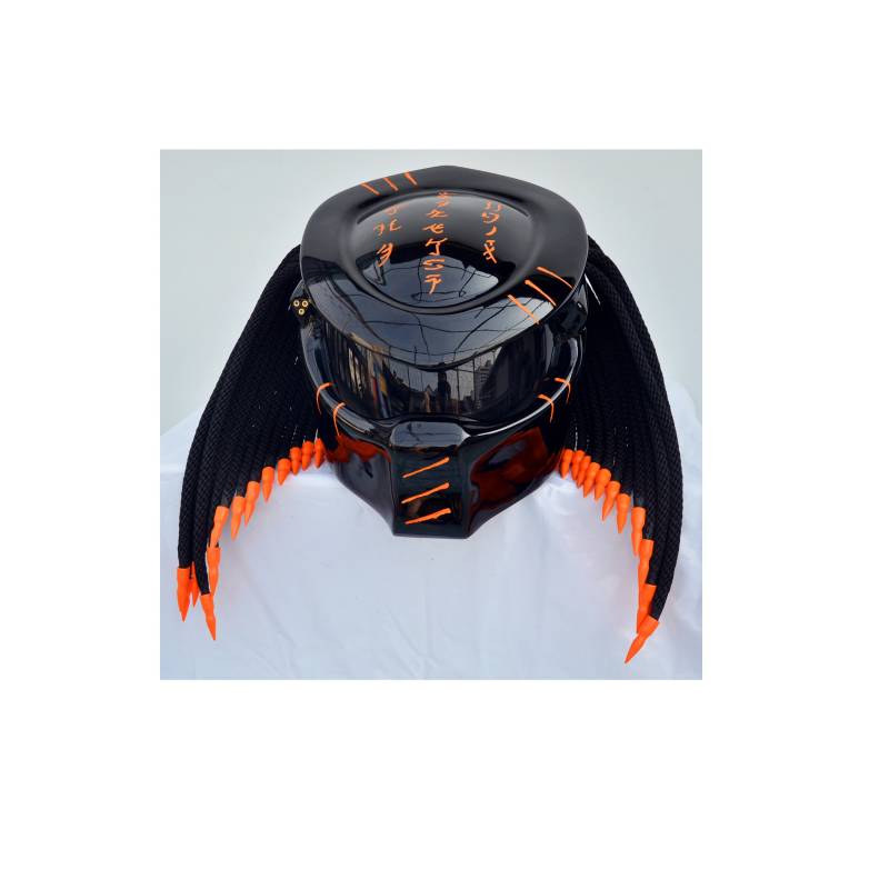 Predator Helm, Custom Handgemachter Airbrush Lackierter Motorradhelm, Casque Helm Predator Helm, Custom Handgemachter Airbrush Lackierter Motorradhelm, Casque Helm von HelmetArtThai