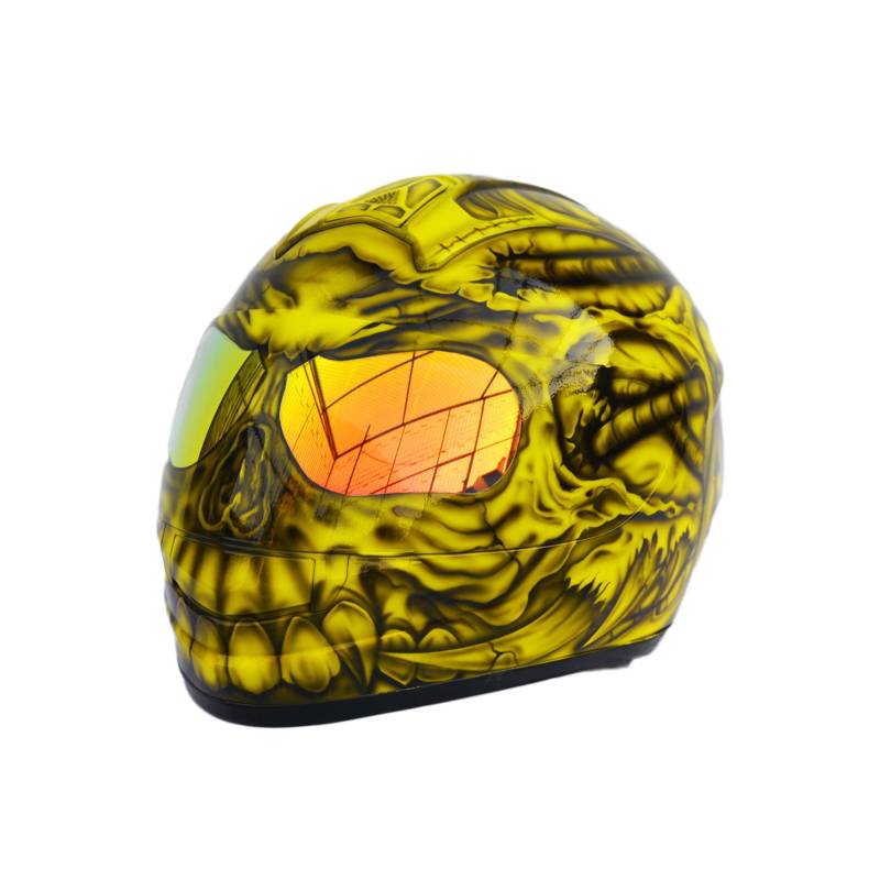 Predator Helm, Custom Handgemachter Airbrush Lackierter Motorradhelm, Casque Helm von HelmetArtThai
