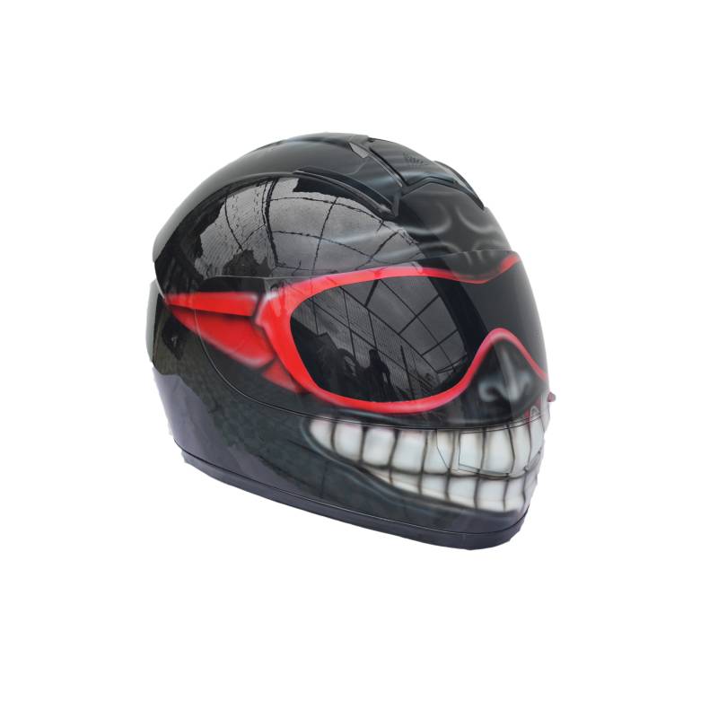 Predator Helm, Custom Handgemachter Airbrush Lackierter Motorradhelm, Casque Helm Predator Helm, Custom Handgemachter Airbrush Lackierter Motorradhelm, Casque Helm von HelmetArtThai