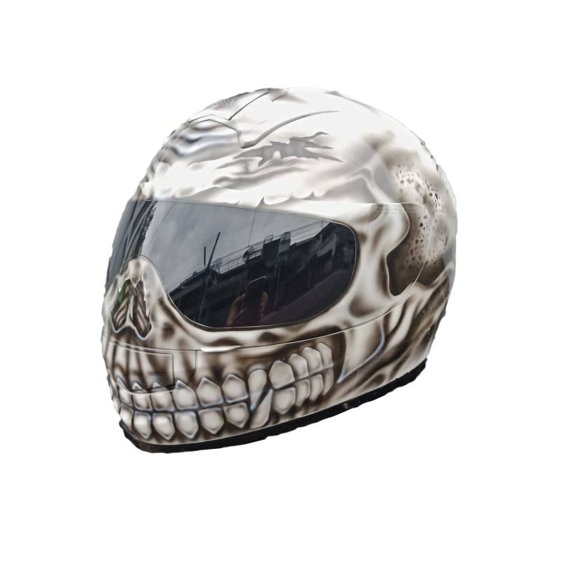 Predator Helm, Custom Handgemachter Airbrush Lackierter Motorradhelm, Casque Helm Predator Helm, Custom Handgemachter Airbrush Lackierter Motorradhelm, Casque Helm von HelmetArtThai