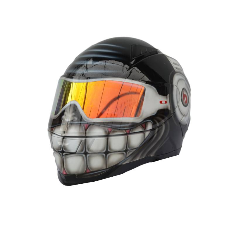 Predator Helm, Custom Handgemachter Airbrush Lackierter Motorradhelm, Casque Helm Predator Helm, Custom Handgemachter Airbrush Lackierter Motorradhelm, Casque Helm von HelmetArtThai