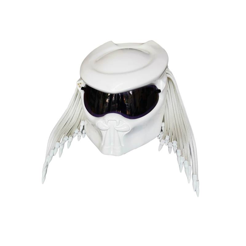 Predator Helm, Custom Handgemachter Airbrush Lackierter Motorradhelm, Casque Helm von HelmetArtThai