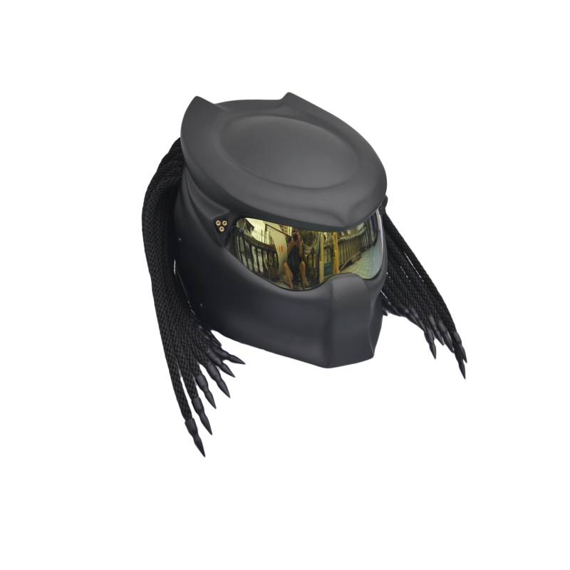 Predator Helm, Custom Handgemachter Airbrush Lackierter Motorradhelm, Casque Helmartthai Predator Helm, Custom Handgemachter Airbrush Lackierter Motorradhelm, Casque Helmartthai von HelmetArtThai