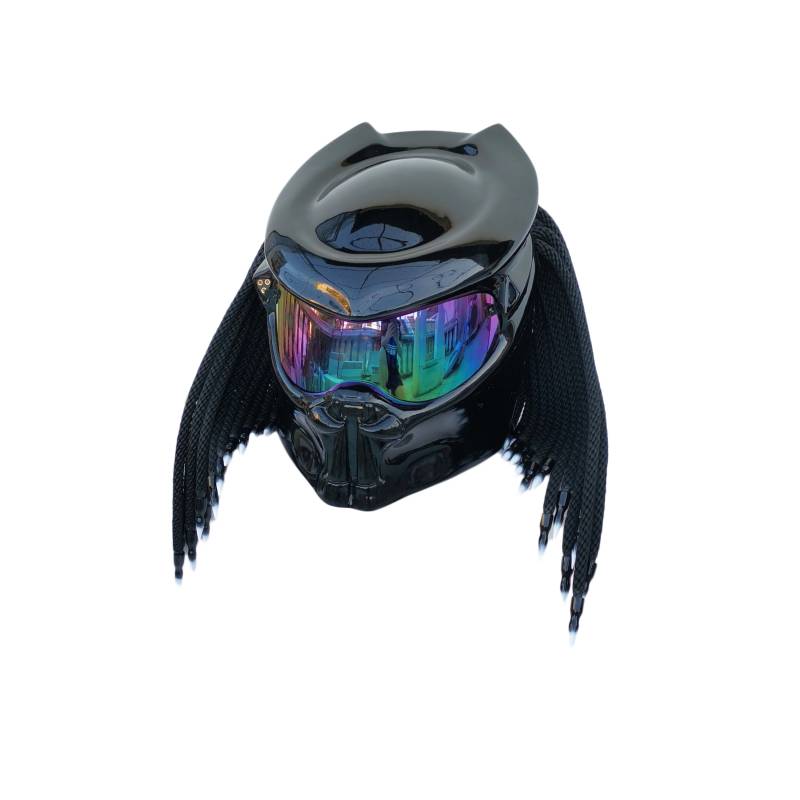 Predator Helm, Custom Handgemachter Airbrush Lackierter Motorradhelm, Casque Helmartthai Predator Helm, Custom Handgemachter Airbrush Lackierter Motorradhelm, Casque Helmartthai von HelmetArtThai