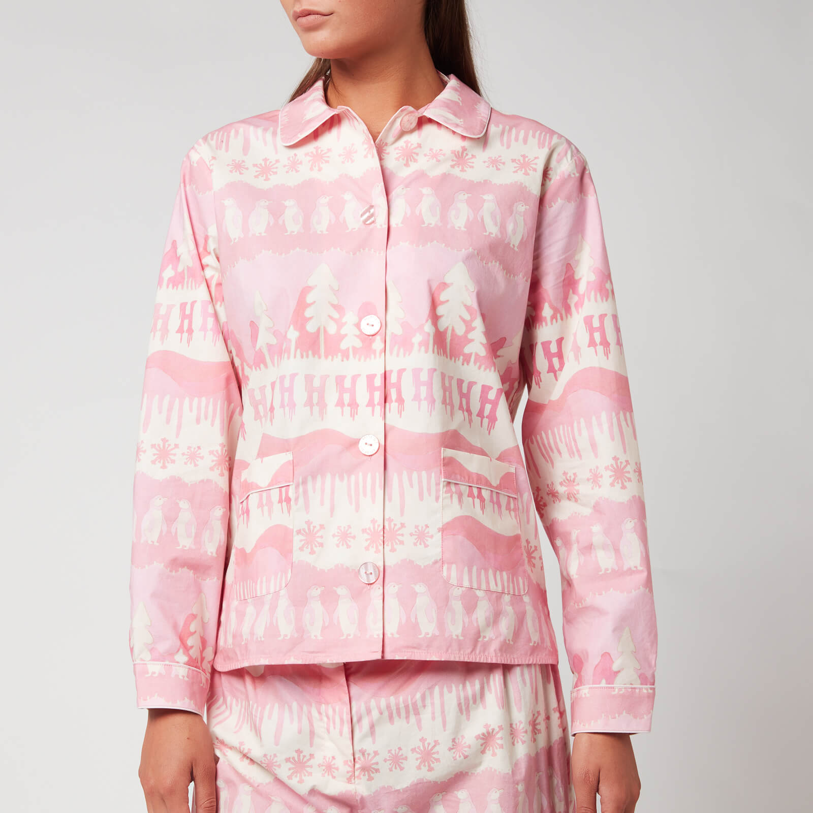 Helmstedt Women's Nomi Shirt - Pink Landscape - M von Helmstedt