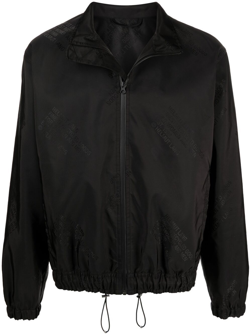 Helmut Lang Bomberjacke mit Jacquard-Logo - Schwarz von Helmut Lang