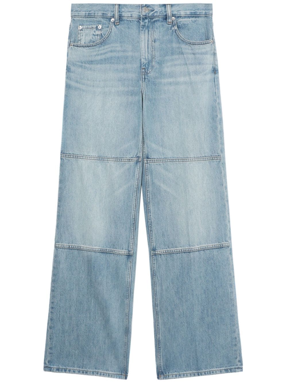 Helmut Lang Halbhohe Wide-Leg-Jeans - Blau von Helmut Lang