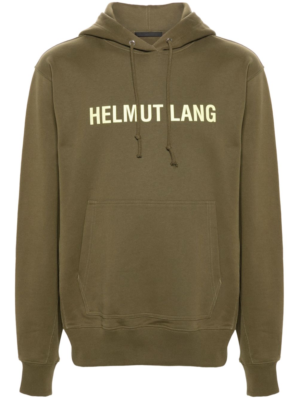 Helmut Lang Hoodie mit Logo-Print - Grün von Helmut Lang