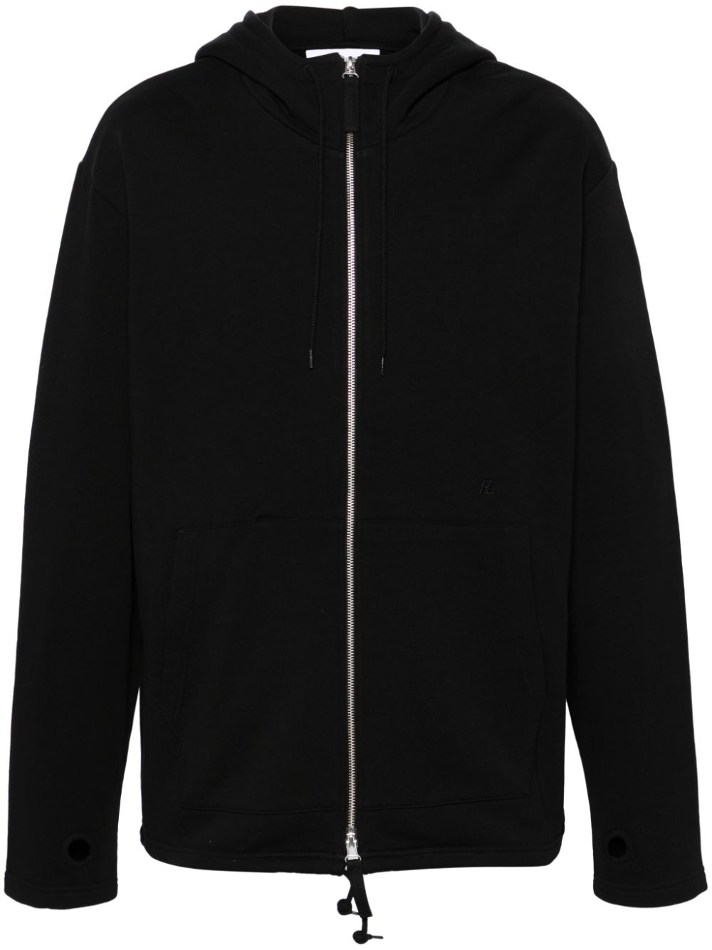 Helmut Lang Hoodie mit Logo-Stickerei - Schwarz von Helmut Lang