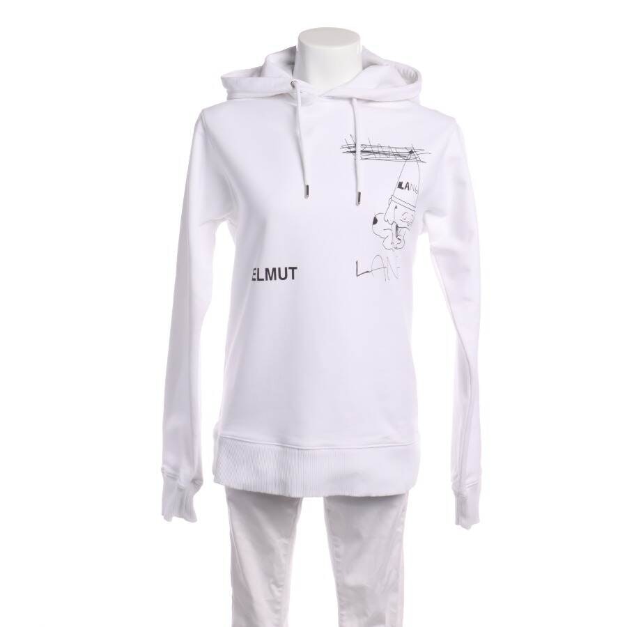 Helmut Lang Kapuzenpulli XS Weiß von Helmut Lang