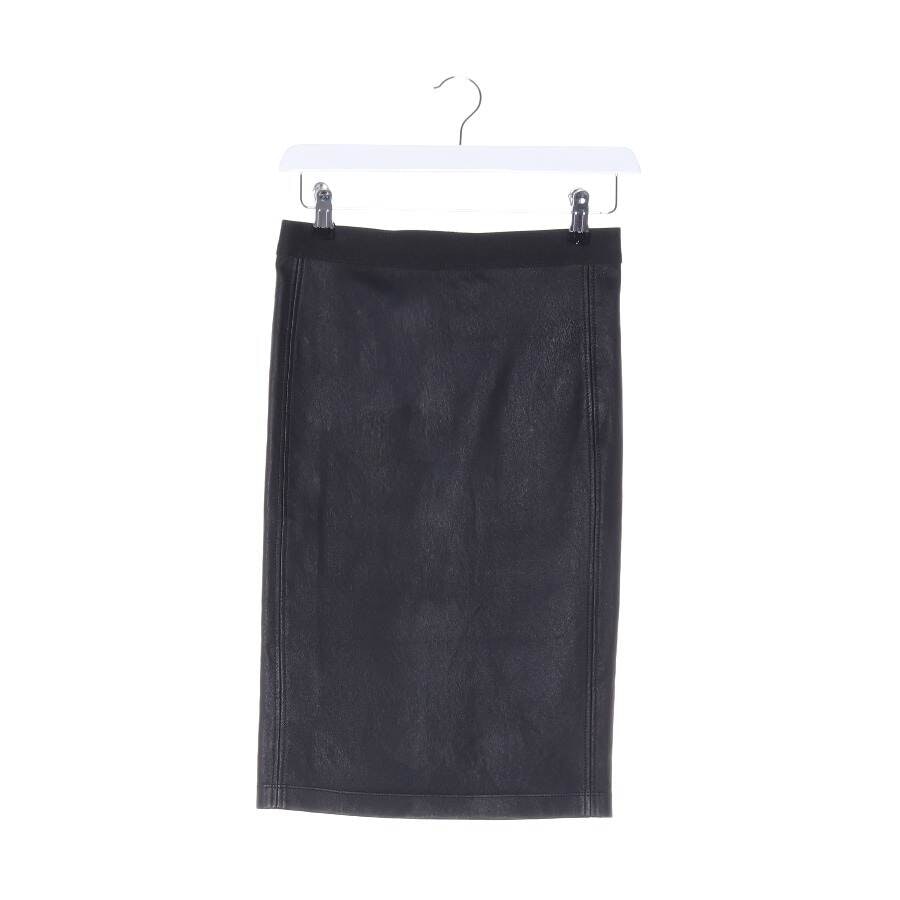 Helmut Lang Lederrock 2XS Schwarz von Helmut Lang