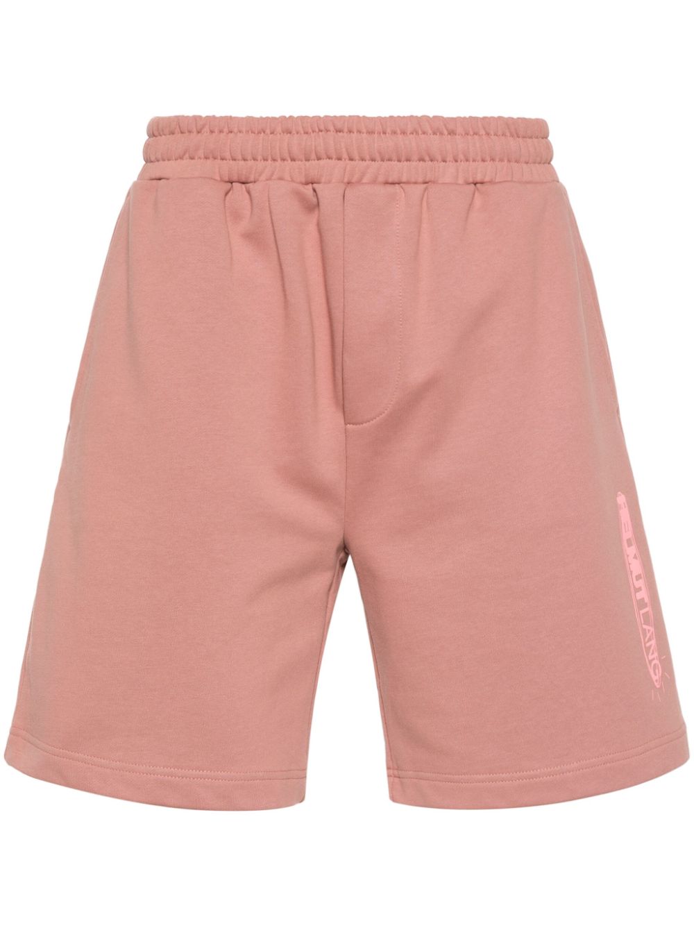 Helmut Lang Shorts mit Space-Logo - Rosa von Helmut Lang