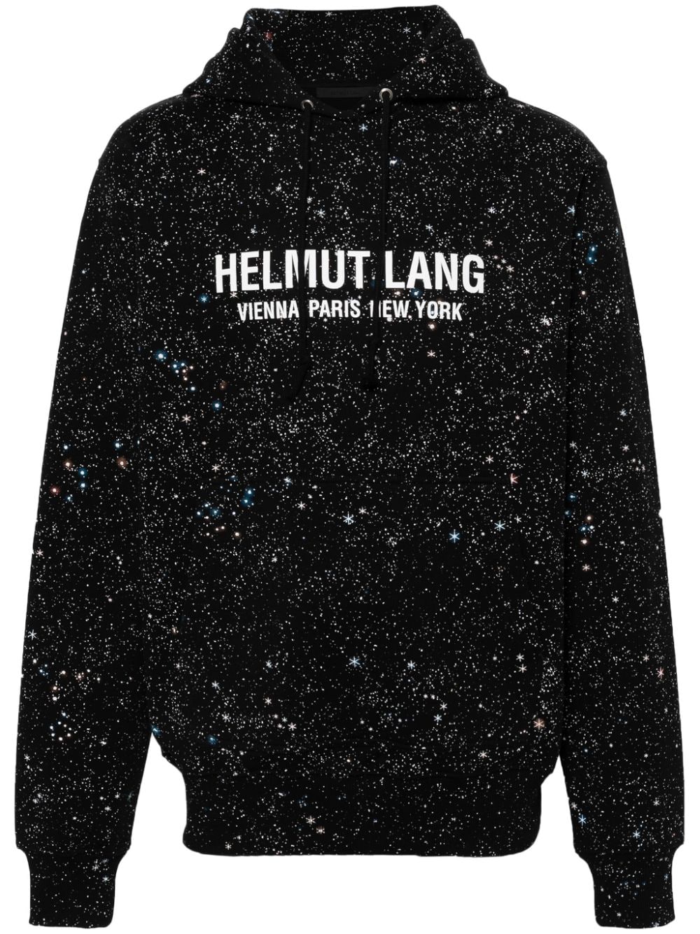 Helmut Lang Space Hoodie mit Logo-Print - Schwarz von Helmut Lang