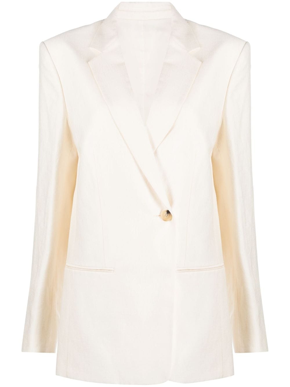 Helmut Lang Asymmetrischer Blazer - Nude von Helmut Lang