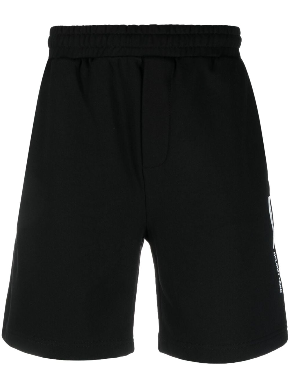 Helmut Lang Joggingshorts mit Logo-Print - Schwarz von Helmut Lang