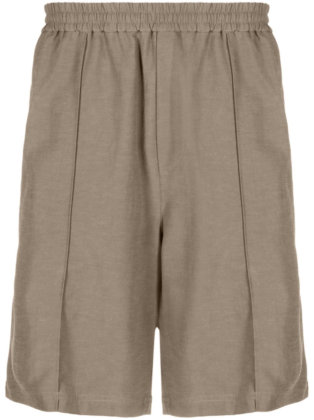 Helmut Lang Bermudas mit Stretchbund - Grün von Helmut Lang