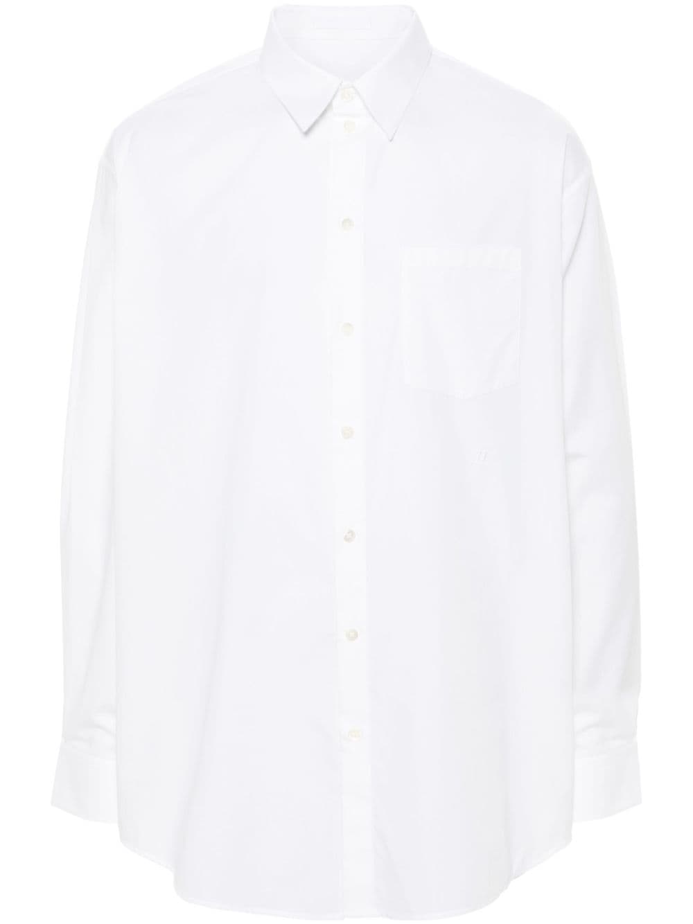 Helmut Lang poplin cotton shirt - Weiß von Helmut Lang