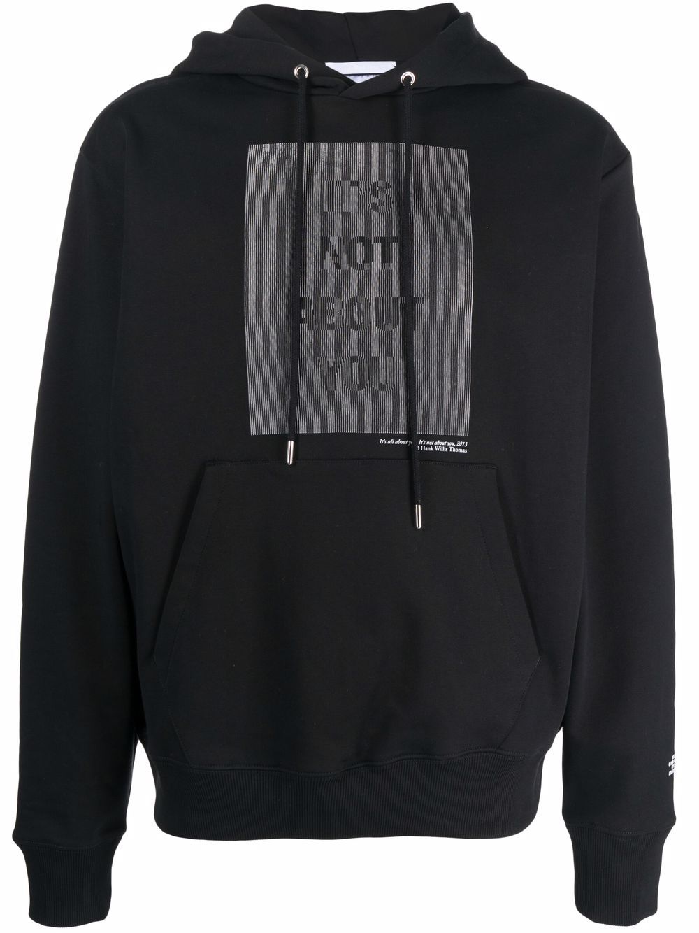 Helmut Lang x Hank Willis Hoodie mit Slogan-Print - Schwarz von Helmut Lang