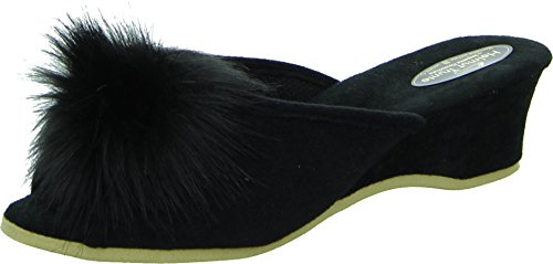 Helmut Trunte Damen Hausschuhe Pantoffeln zehenoffen schwarz 15020, Schuhgröße:35 Helmut Trunte Damen Hausschuhe Pantoffeln zehenoffen schwarz 15020, Schuhgröße:35 von Helmut Trunte