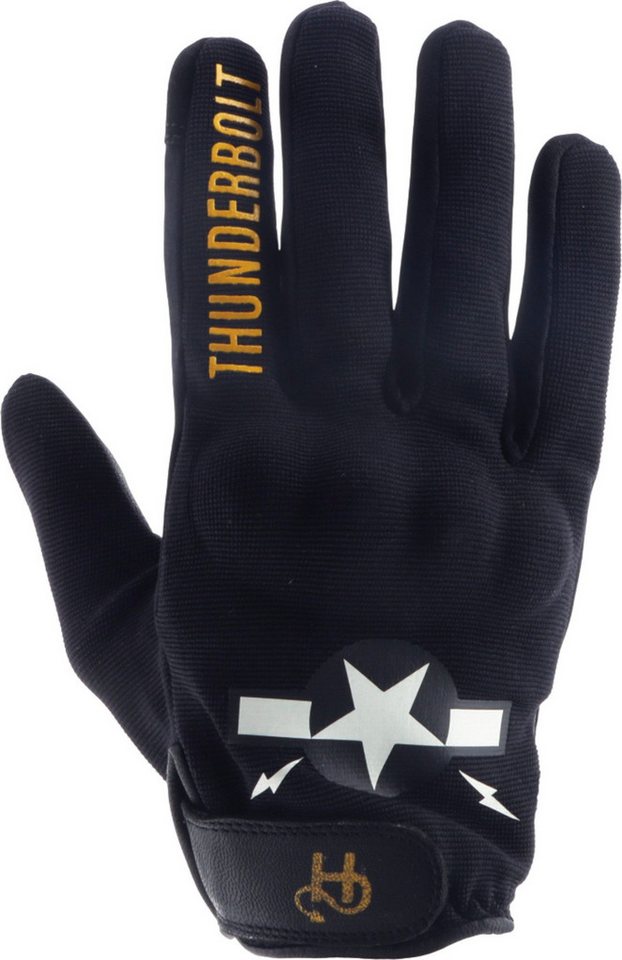 Helstons Motorradhandschuhe  Thunderbolt Motorrad Handschuhe kurze Stulpe,Touchscreenbedienung möglich von Helstons