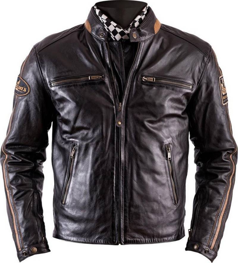 Helstons Motorradjacke ACE Rag Lederjacke von Helstons