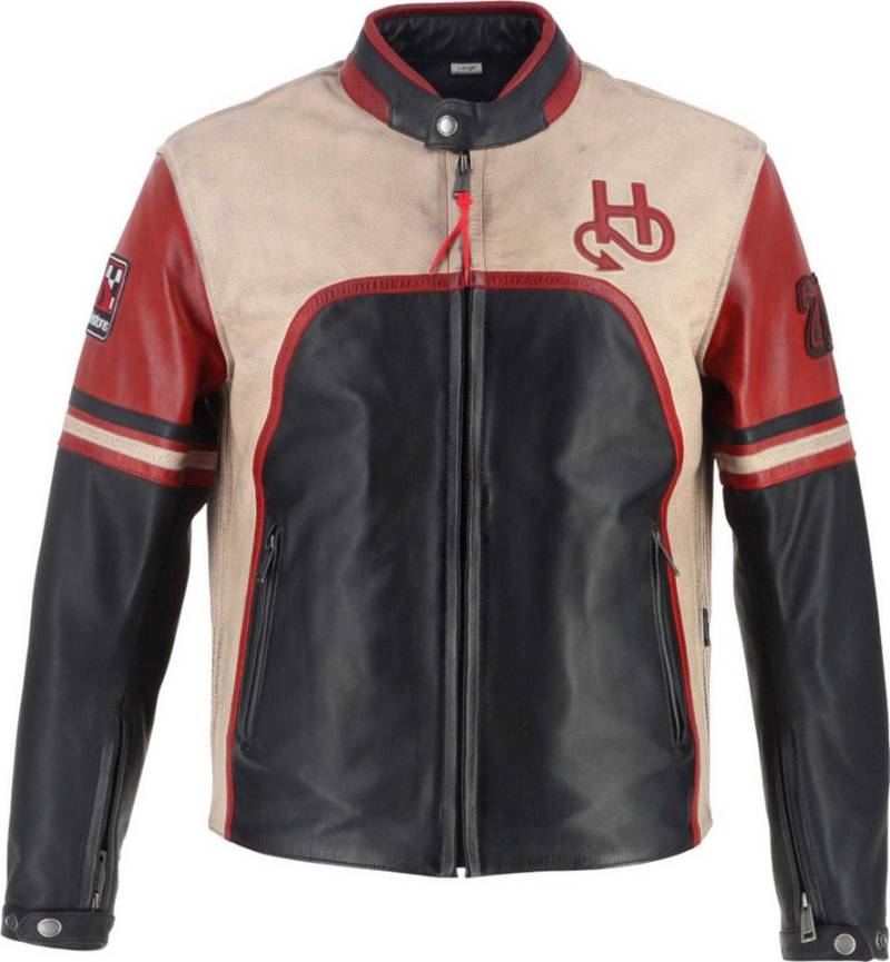 Helstons Motorradjacke Indianapolis Motorrad Lederjacke Wasserdicht Atmungsaktiv protektoren reflektierende robust wasserdic von Helstons
