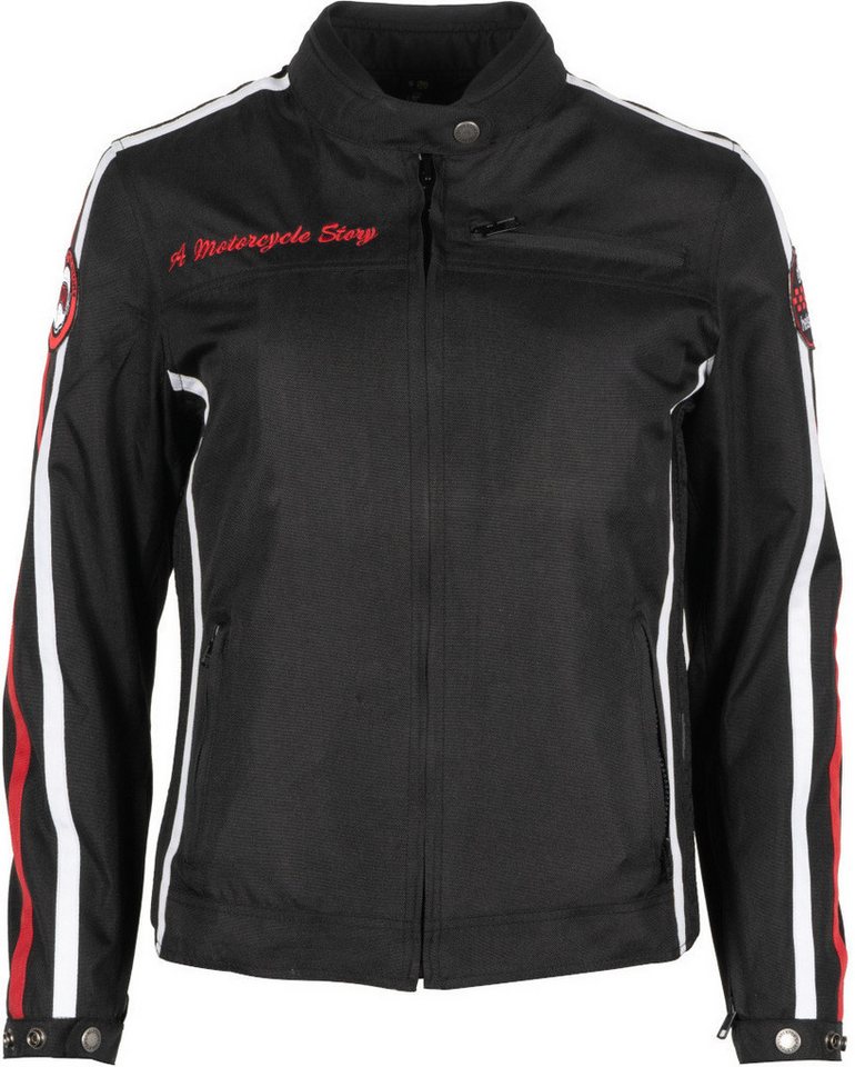 Helstons Motorradjacke Queen Damen Motorrad Textiljacke Rückenprotektor enthalten,herausnehmbares Innenfutter,wasserdicht von Helstons