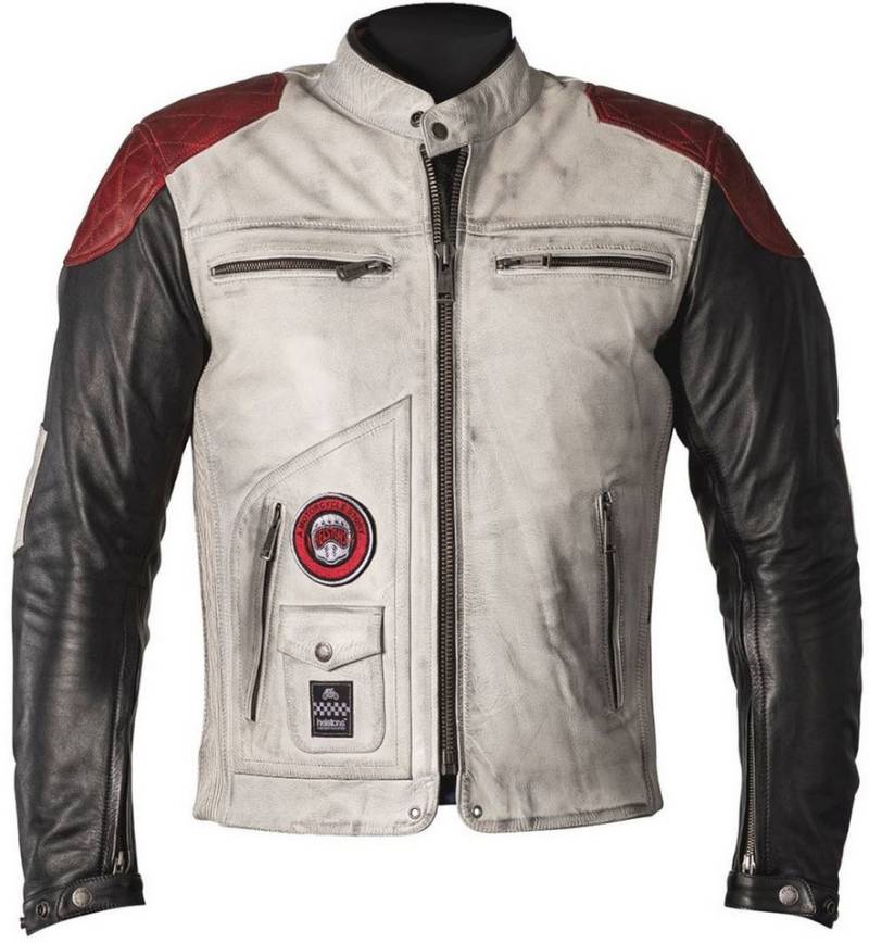 Helstons Motorradjacke Tracker Motorrad Lederjacke Rückenprotektor enthalten,wasserdicht von Helstons