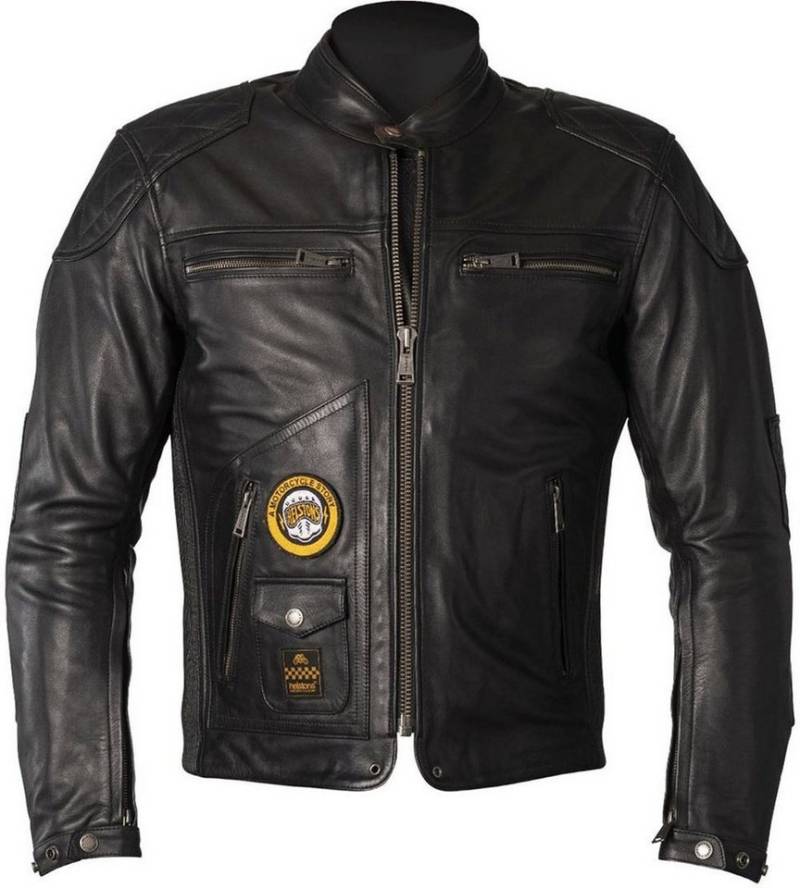 Helstons Motorradjacke Tracker Motorrad Lederjacke Rückenprotektor enthalten,wasserdicht von Helstons